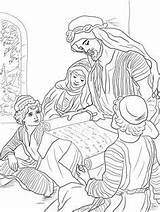 Prophets Prophet Lessons Reads Hosea His Preschool Hagar sketch template
