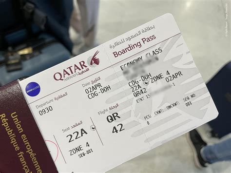 review  qatar airways flight  paris  doha  economy