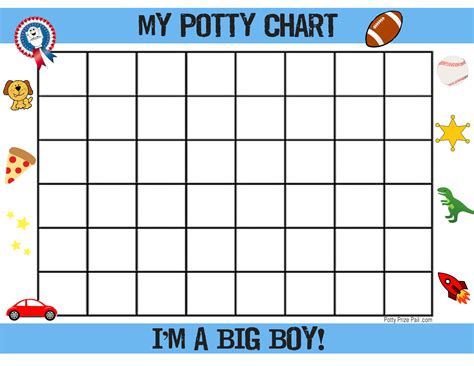 potty training chart printable boy printable templates  nora