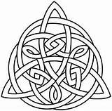 Knot Trinity Keltische Knoten Quilt Knots sketch template