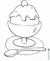 Summer Coloring Pages Treat Ice Cream sketch template