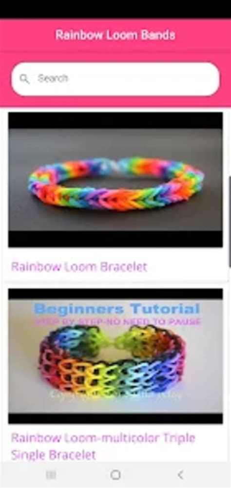 rainbow loom bands  android