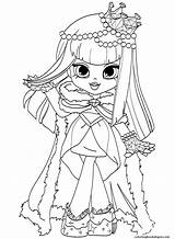 Shopkins Coloring Pages Shoppies Dolls Shoppie Girl Getcolorings Shopkin Fun Kids Endorsed sketch template