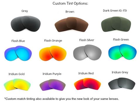 Sunglass Prescription Mirror Lenses For Oakley Sunglasses