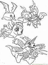 Digimon Colorear Desenho Cartoons Stampare Volando Ausmalbild Ausmalen Torna Dipingere sketch template