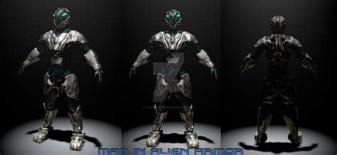 man  alien armor  linehooddesign  deviantart