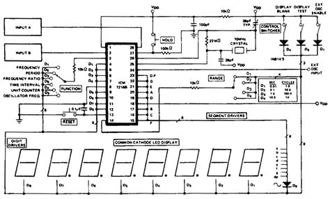 mhz universal counter circuit diagram electronic circuits diagram