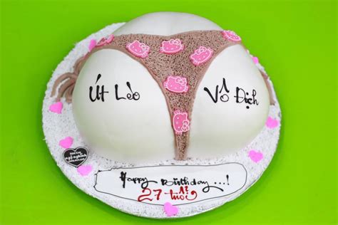bánh sinh nhật tạo hình sexsy bikini cặp mông độc lạ dễ