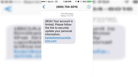 Bank Of America Text Message Phishing Scam Resurfaces