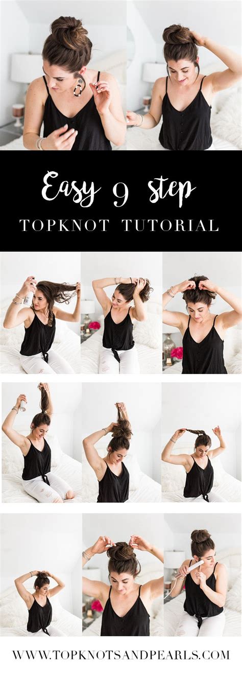 Everyday Topknot Tutorial Spring Hairstyle Apothecare — Topknots