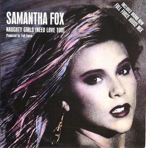 samantha fox naughty girls need love too 1988 vinyl discogs
