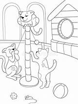 Fumetto Gatitos Historieta Lemure Gatti Duckling Illustrazione sketch template