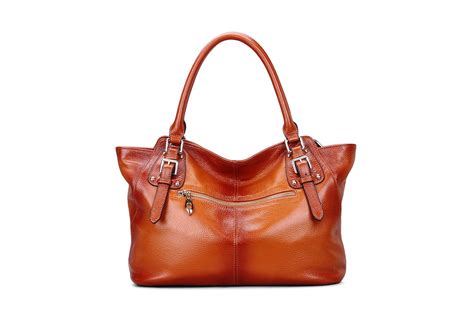 genuine leather top handle satchel handbag tote shoulder bag purse crossbody bag  women