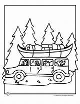 Coloring Camping Pages Camp Trip Road Vacation Kids Sheets Colouring Printable Activities Template Summer Popular Print Craftjr sketch template