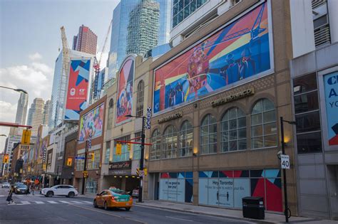 eaton centre  toronto    colourful makeover