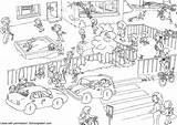 Coloring Traffic School Pages Designlooter Large Edupics 531px 67kb sketch template