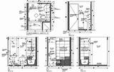 Section Dwg Elevation Sanitary Autocad Plumbing Cadbull sketch template
