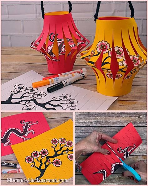 chinese paper lanterns    templates  years