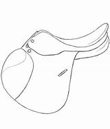 Saddle sketch template