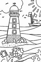 Lighthouse Lighthouses Shore Clipart Coloringtop Mewarn11 Coconut Sailboat Plage Connecticut Colornimbus sketch template