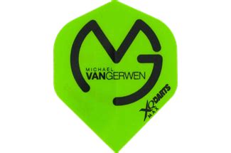 xq max michael van gerwen logo black  green dartshop den haag