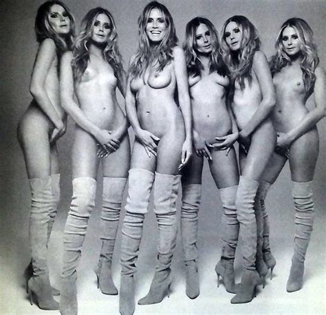 Model Heidi Klum Nude And Her New Intimates Campaign Pics Scandal Planet