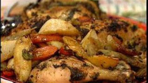 Roasted Chicken With Potatoes And Veggies With Dijon Asparagus Rachael