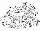 Harvest Coloring Pages Fall Autumn Printable Colouring Clipart Book Color Kids Print Printables Sheets Pumpkin Popular Gif Pdf Halloween sketch template