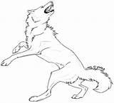 Lineart Wolves Growl Contortion Neara Head Growling Webstockreview Clans sketch template