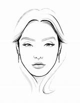 Coloring Face Makeup Charts Pages Behance Decay Urban Color Girls 메이크업 Print 보드 선택 sketch template