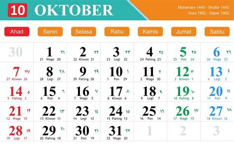 kalender jawa oktober  muharram cdr september word search puzzle words quick calendar