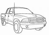 Dodge Drawing Truck Sketch Dakota Drawings Paintingvalley Sketches sketch template