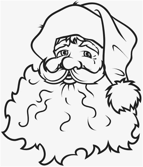 santa claus coloring pages  printable printable word searches