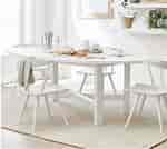 Image result for Bourke White Table. Size: 150 x 134. Source: www.pinterest.com