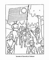 Coloring Pages War Civil Yorktown Revolutionary American Revolution Veterans Battle Kids Massacre Boston Print Color Printable History Paul Sheets Sketch sketch template