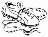 Cleats Football Coloring Pages Shoes Soccer Clipart Baseball Drawing Old Cleat Cliparts Getdrawings Library Sports Nike Color Ball Shoe Clip sketch template