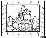 Cathedral Russie St Coloring Coloriage Moscou Basil Pages La Saint Russia Dessin Moscow Cathédrale Maternelle Rouge Place Basile Color Du sketch template