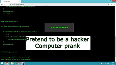 pretend    hacker computer prank youtube