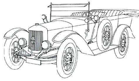 classic car picture coloring pages netart