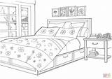 Dormitorio Dibujo Ausmalbilder Schlafzimmer Provence Supercoloring Malvorlagen Kolorowanka Childrencoloring Ausmalbild sketch template