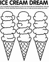 Coloring Ice Cream Pages Printable Crayola Wayne Flavors Thiebaud Cone Clipart Color Yum Cones Print Kids Colouring Big Summer Flavor sketch template