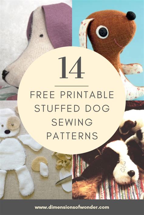 adorable dog sewing patterns  printable dog sewing patterns