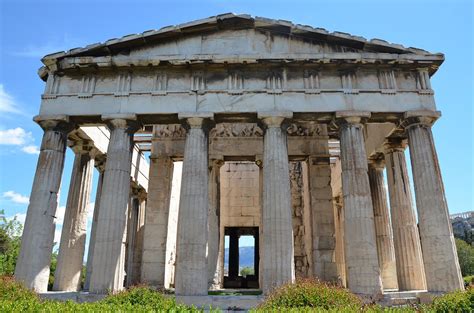 temple  hephaestus  athena built   bc athens flickr