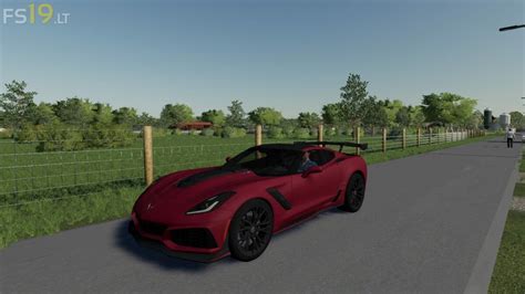 2019 Chevrolet Corvette Zr1 C7 V 1 0 Fs19 Mods Farming Simulator 19