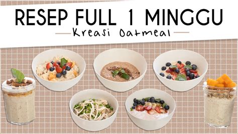 resep oatmeal simple   mudah membuat quaker oatmeal  diet