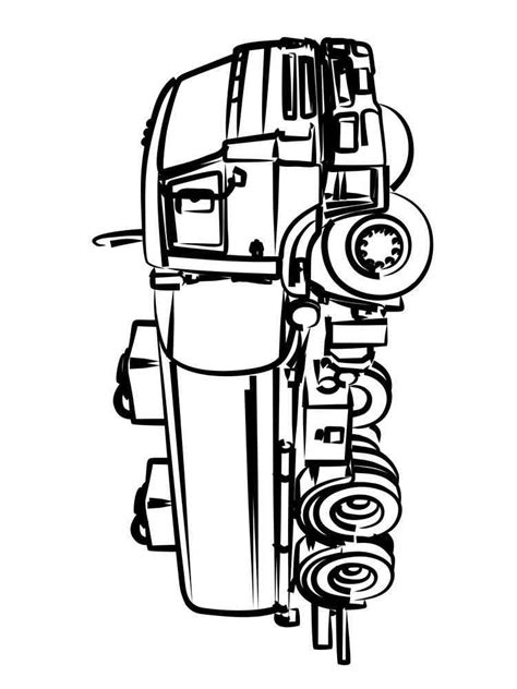 fuel tanker coloring pages