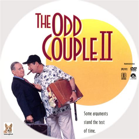 odd couple ii dvd label   custom
