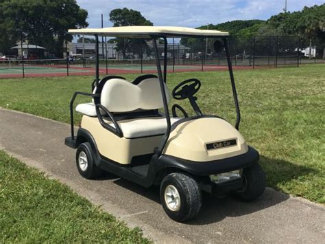 custom club car precedent gas tan golf cart  passenger seat  canopy lites  sale  united