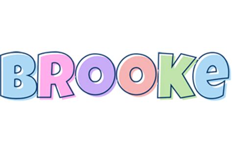 brooke logo  logo generator candy pastel lager bowling pin