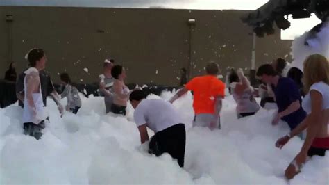 high school foam party youtube